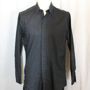Bar III Slim Fit Stretch Button-down Shirt Men's Medium